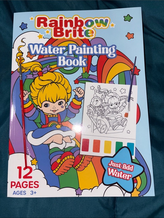 Hallmark Other - Hallmark - CrownJewlz Kidz - Rainbow Brite Water Painting Book - think pages